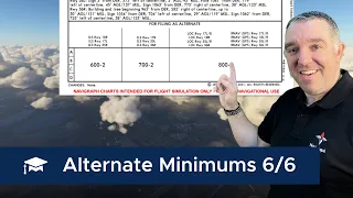 How To Read Alternate Minimums on Airport Charts / Flight Simulation