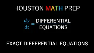 Exact Differential Equations (First-Order Differential Equations)