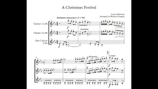 A Christmas Festival - Leroy Anderson - for Clarinet Trio