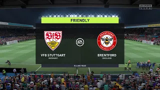 ⚽ VfB Stuttgart vs Brentford ⚽ | Club Friendlies (16/07/2022) | Fifa 22