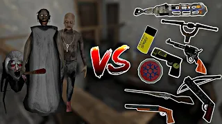 Granny vs All weapons ( All Granny chapters)