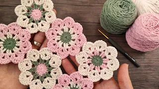 🔥 Granny Square Crochet Blanket & Decorative Motif (Crochet Granny Square) | Tığ Deseni