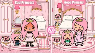 Bad Princess VS Good Princess! | Switched At Birth! | Toca Life World | Toca Boca