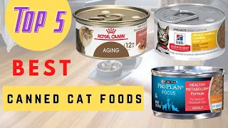 Top 5 Best Canned Cat Foods Review 2021