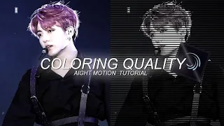 COLORING QUALITY AIGHT MOTION TUTORIAL TIKTOK EDITING