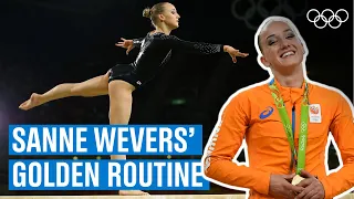 Sanne Wevers winning balance beam routine in Rio!