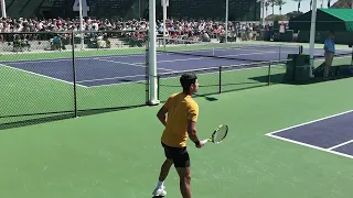 Carlos Alcaraz Practice Court Level Indian Wells 2024 4k