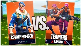 Why You Don't TEAM Vs. The Royale Bomber! - PS4 Pro Royale Bomber Skin Gameplay!