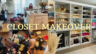 EXTREME CLOSET CLEAN-OUT | Organize & Declutter My DIY Walk-in Closet With Me *send help*