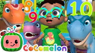 Counting 10 Little Dinos | Cody & JJ! It's Play Time! CoComelon Kids Songs