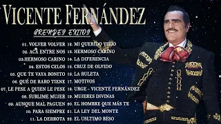 Las Mejores canciones de Vicente Fernandez📀 Grandes Exitos Vicente Fernandez Full Album Comleto