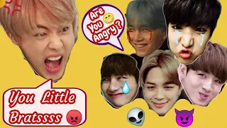 Jin and his annoying children-bts hindi dubbed funny /ft.namjin and 5 children