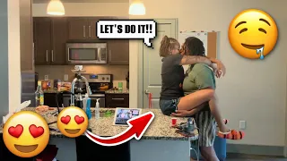 LETS "DO IT" ON THE KITCHEN COUNTER PRANK ON GIRLFRIEND! * GOES RIGHT*
