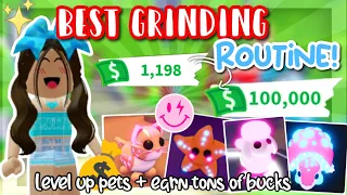 💰BEST Adopt Me GRINDING ROUTINE| Get Rich Its Cxco Twins