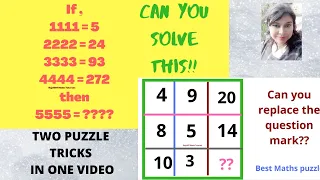 Can you solve this!Best Maths Puzzle!!Best Tricky Puzzle only brilliant mind can solve this! #puzzle