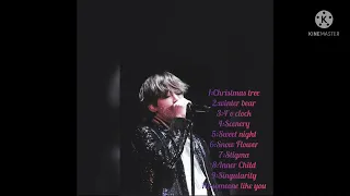 BTS. V (Kim taehyung) playlist 2022 updated #Bts #kimtaehyung_v #taetae #solosongs #deepvoice