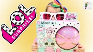 BIG Mommy and Baby LOL Surprise Biggie PETS ! Eye Spy Blind Bags Гигантский ЛОЛ с ПИТОМЦАМИ