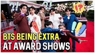 Funny BTS Being Extra At Award Shows 2022 Ver