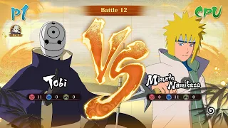 Tobi (Ninja War) vs Minato - Naruto X Boruto Ultimate Ninja Storm Connections