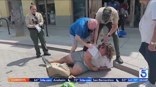 Santa Monica city councilman attacked by homeless man in popular shopping district