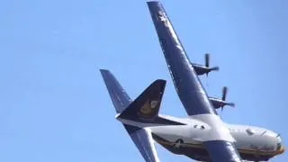 Lockheed martin C-130 Hercules flyby