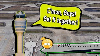 Spicy Atlanta ATC after Skywest's mistake | "What are you doing?"