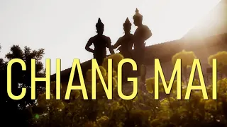 CHIANG MAI, THAILAND (4K City Tour) Stunning Aerial, Drone, Walking, and Night 4K Footage