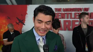 The Ministry of Ungentlemanly Warfare New York Premiere - itw Henry Golding (Official video)