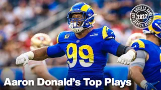 Highlights: Aaron Donald's Top Plays Of 2022 Season | 100th Career Sack, Clutch Tackles & More