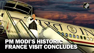 PM Modi emplanes for UAE after concluding historic France visit
