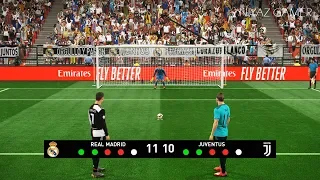 Real Madrid vs Juventus FC | Penalty Shootout | C.Ronaldo vs Real Mardid | PES 2019 Gameplay PC