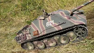 Tank 1:6 Jagpanter kopec nezdolal.