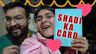 Finally Shaadi Card is READY🥳