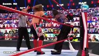 AJ Styles vs Jeff Hardy - WWE Raw 08/02/21 Español latino