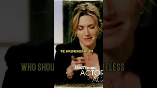 Kate Winslet: How To Act Drunk On Camera | Acting Tips | Actors On Actors | Acting Interviews