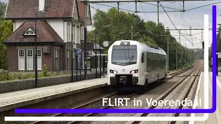 Arriva FLIRT raast door station Voerendaal