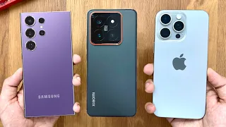 Samsung S24 Ultra vs iPhone 15 Pro Max vs Xiaomi 14 Pro