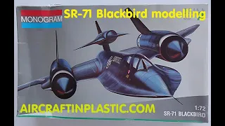 modelling the 1/72 Monogram SR-71 Blackbird