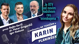 Prvi podcast v živo - pogovorno omizje o depolitizirani RTV - Na tekočem Podcast #16