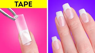 Awesome Hacks To Save The Beauty Of Your Long Nails || Pretty Nail Designs, Manicure 💅🏻