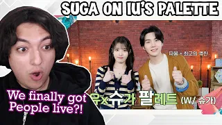 IU x SUGA - IU's Palette Ep 19 With SUGA Reaction