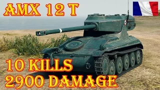 AMX 12 t  10 Kills, 2.9K Damage ★ Swamp ★ World of Tanks