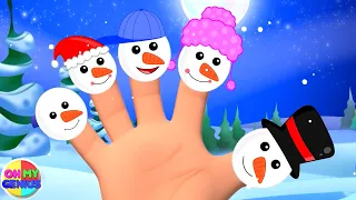 Snowman FInger Family | Let's Build Snowman | Christmas Songs For Children | Xmas Music