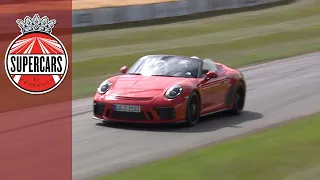 New Porsche 911 Speedster makes debut on FOS hill