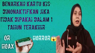 Fakta atau Hoax Kartu KIS Akan Dinonaktifkan Jika Tidak Dipakai Dalam 1 Tahun Terakhir