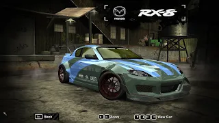 nfs most wanted  - Mazda RX-8 Extended Customization & Gameplay