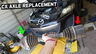 FRONT CV AXLE DRIVE SHAFT REPLACEMENT REMOVAL MAZDA 2 3 5 6 CX-7 CX-5 CX-9 CX-3