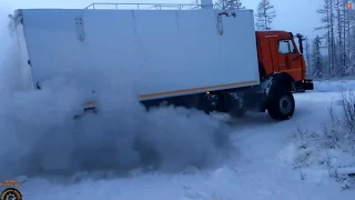 ПО бездорожью севера России на легендарных грузовиках камаз урал #70