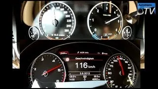 BMW M550d TriTurbo (381hp) vs. Audi A7 BiTurbo (313hp) - 0-250 km/h (1080p FULL HD)