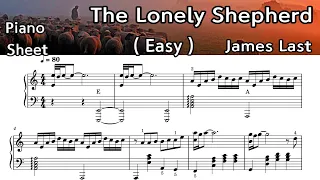 The Lonely Shepherd  /  Easy Piano Sheet  Music /James Last   /By  SangHeart Play SHP